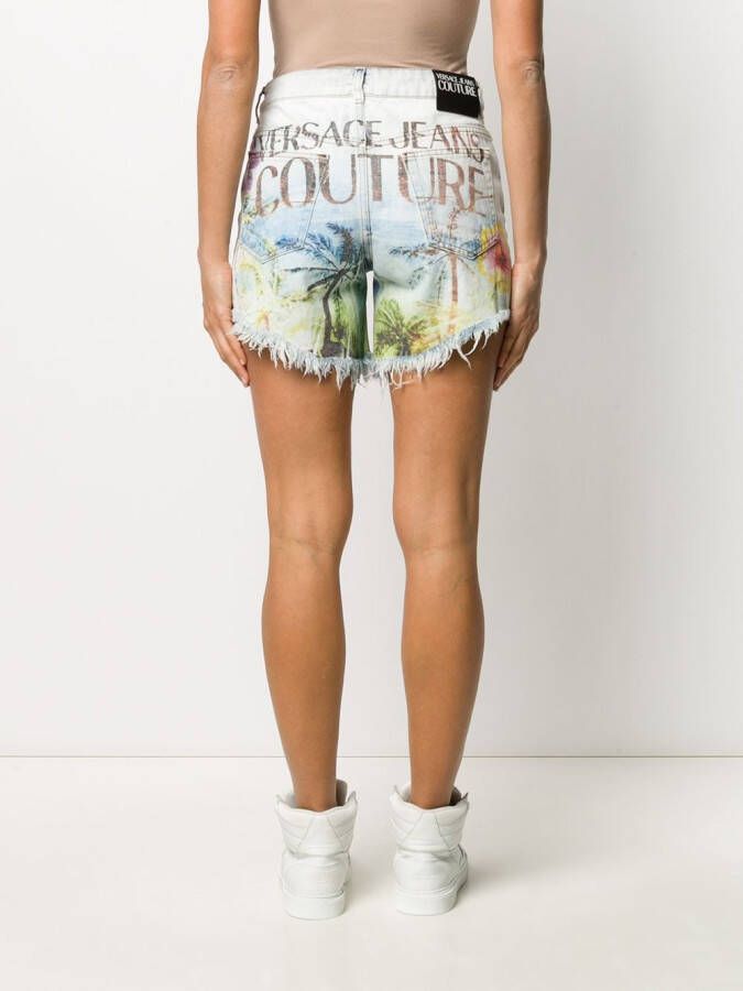 Versace Jeans Couture Denim shorts Blauw