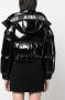Versace Jeans Couture Donsjack met glanzende afwerking Zwart - Thumbnail 4