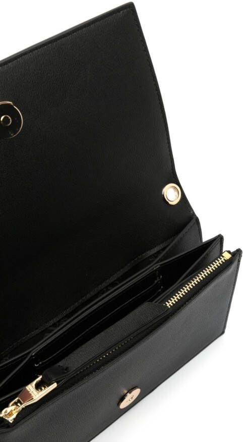 Versace Jeans Couture Crossbodytas met logo-reliëf Zwart