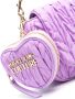 Versace Jeans Couture Matelassé schoudertas Paars - Thumbnail 4