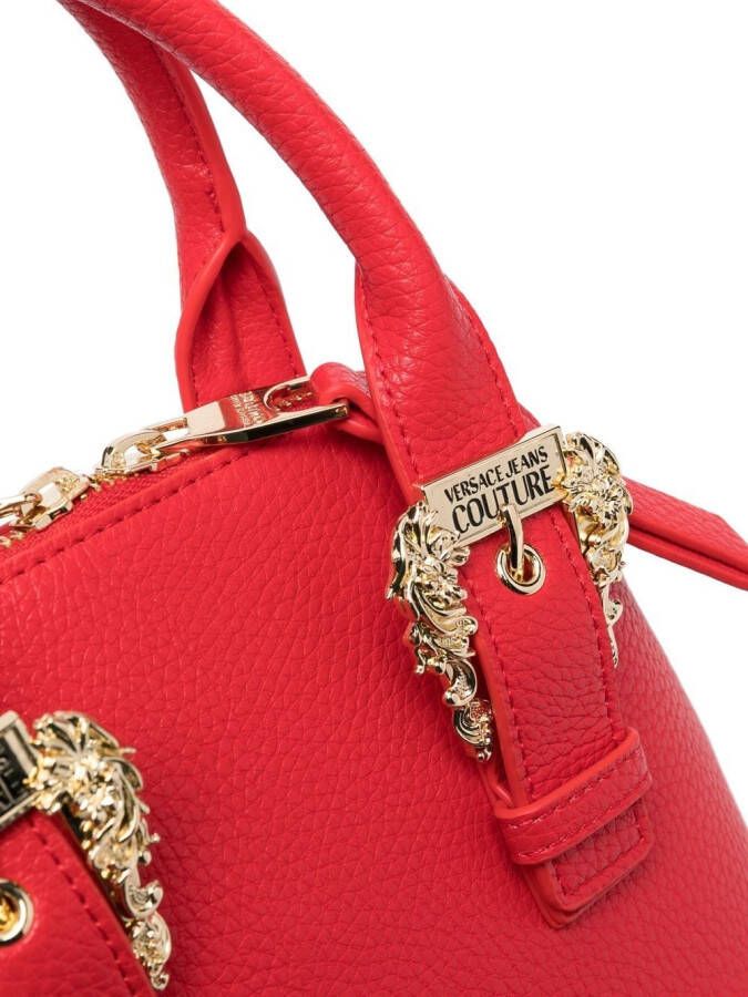 Versace Jeans Couture Shopper van imitatieleer Rood