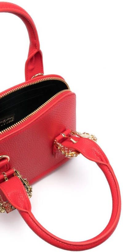 Versace Jeans Couture Shopper van imitatieleer Rood