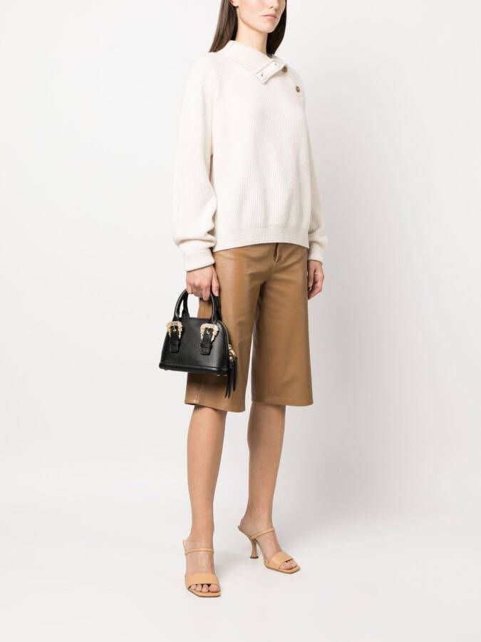 Versace Jeans Couture Shopper van imitatieleer Zwart