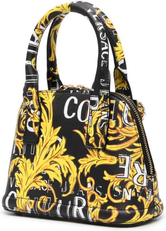 Versace Jeans Couture Shopper van imitatieleer Zwart