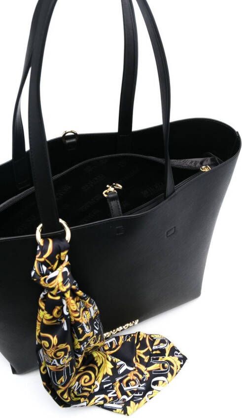Versace Jeans Couture Shopper van imitatieleer Zwart
