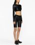 Versace Jeans Couture Fietsshorts met logoband Zwart - Thumbnail 3