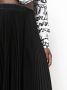 Versace Jeans Couture Plooirok met logoband Zwart - Thumbnail 5