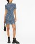 Versace Jeans Couture Denim mini-jurk Blauw - Thumbnail 2