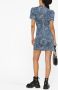 Versace Jeans Couture Denim mini-jurk Blauw - Thumbnail 4