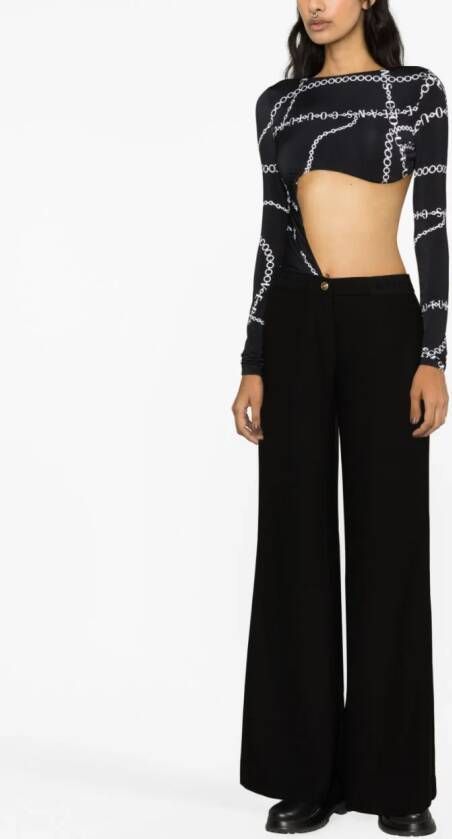 Versace Jeans Couture Geruite body Zwart