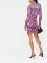 Versace Jeans Couture Gesmockte mini-jurk Roze - Thumbnail 4