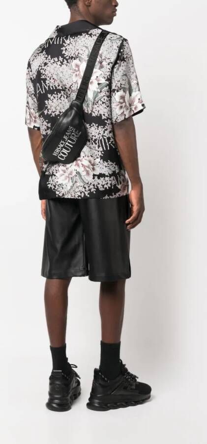 Versace Jeans Couture Heuptas met logo Zwart