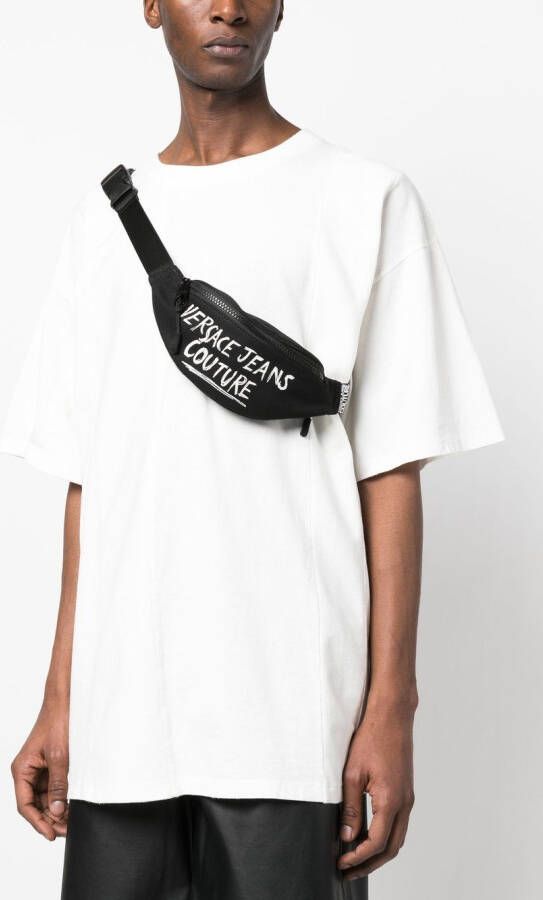 Versace Jeans Couture Heuptas met logoprint Zwart