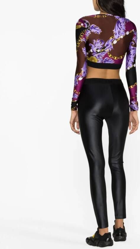 Versace Jeans Couture High waist legging Zwart