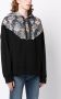 Versace Jeans Couture Hoodie met bloemenprint Zwart - Thumbnail 3