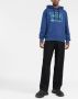 Versace Jeans Couture Hoodie met logoplakkaat Blauw - Thumbnail 2