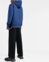 Versace Jeans Couture Hoodie met logoplakkaat Blauw - Thumbnail 4