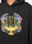 Versace Jeans Couture Hoodie met logoprint Zwart - Thumbnail 5