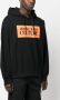 Versace Jeans Couture Hoodie met logoprint Zwart - Thumbnail 3