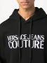 Versace Jeans Couture Hoodie met logoprint Zwart - Thumbnail 5
