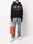 Versace Jeans Couture Hoodie met logoprint Zwart - Thumbnail 2