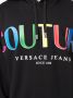 Versace Jeans Couture Hoodie met logoprint Zwart - Thumbnail 5