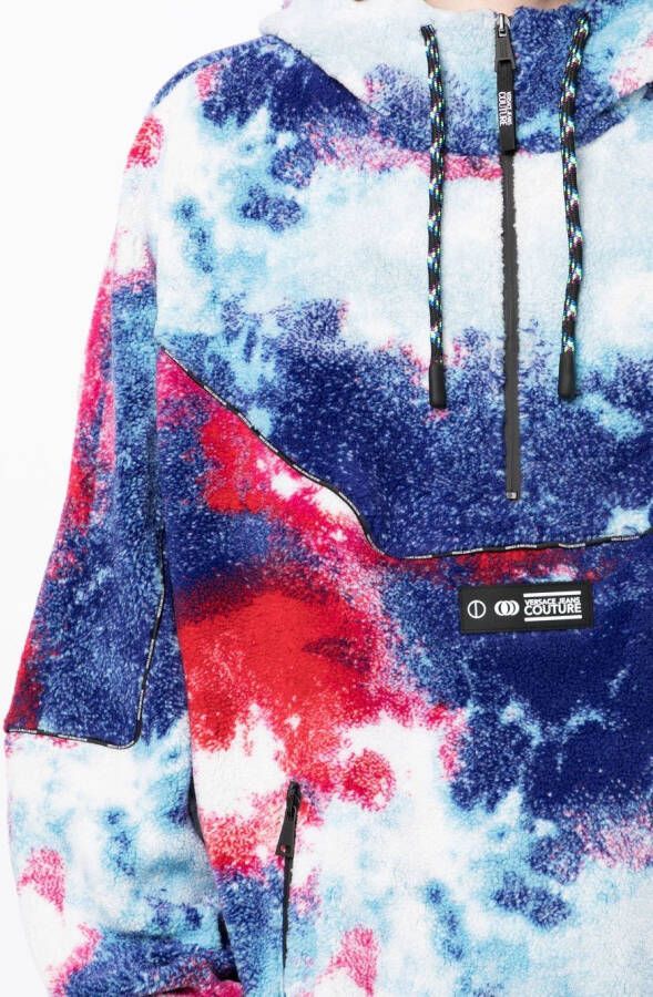 Versace Jeans Couture Hoodie met tie-dye print Veelkleurig
