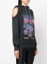 Versace Jeans Couture Hoodie met uitgesneden mouwen Grijs - Thumbnail 3