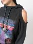 Versace Jeans Couture Hoodie met uitgesneden mouwen Grijs - Thumbnail 5