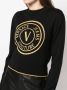 Versace Jeans Couture Intarsia trui Zwart - Thumbnail 5