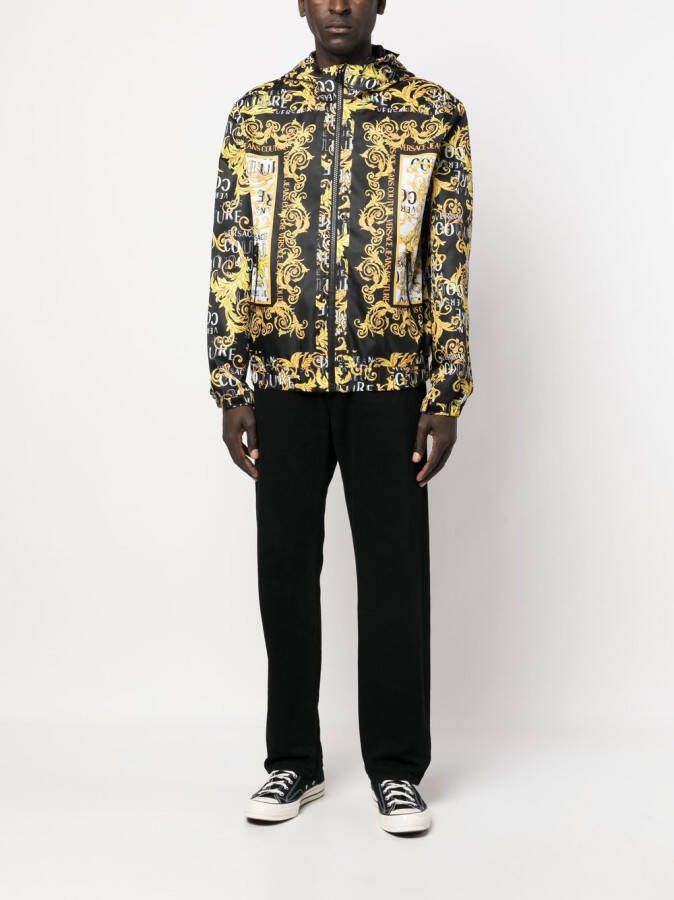 Versace Jeans Couture Jack met logoprint Zwart