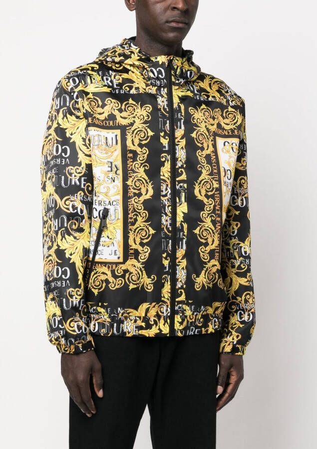 Versace Jeans Couture Jack met logoprint Zwart