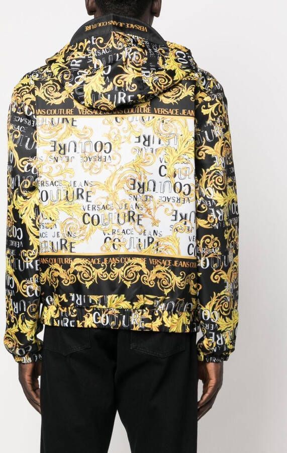 Versace Jeans Couture Jack met logoprint Zwart