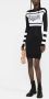 Versace Jeans Couture Jersey jurk Zwart - Thumbnail 4