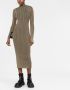 Versace Jeans Couture Jurk met logopatch Groen - Thumbnail 2