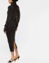 Versace Jeans Couture Jurk met logopatch Zwart - Thumbnail 3