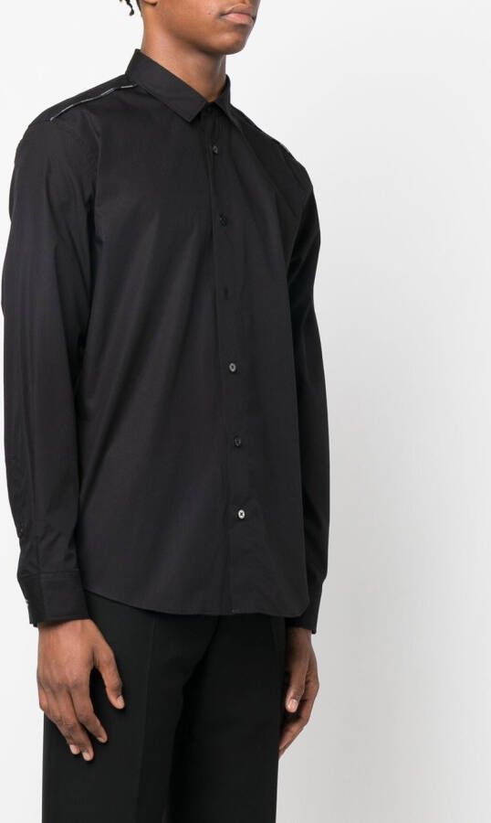 Versace Jeans Couture Katoenen overhemd Zwart