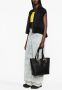 Versace Jeans Couture Love leren shopper Zwart - Thumbnail 2