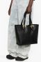 Versace Jeans Couture Love leren shopper Zwart - Thumbnail 3