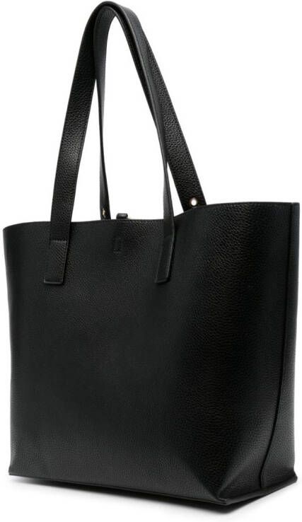 Versace Jeans Couture Love leren shopper Zwart