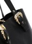 Versace Jeans Couture Love leren shopper Zwart - Thumbnail 5
