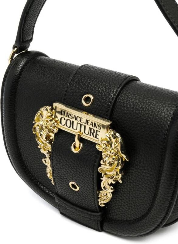 Versace Jeans Couture Leren shopper Zwart