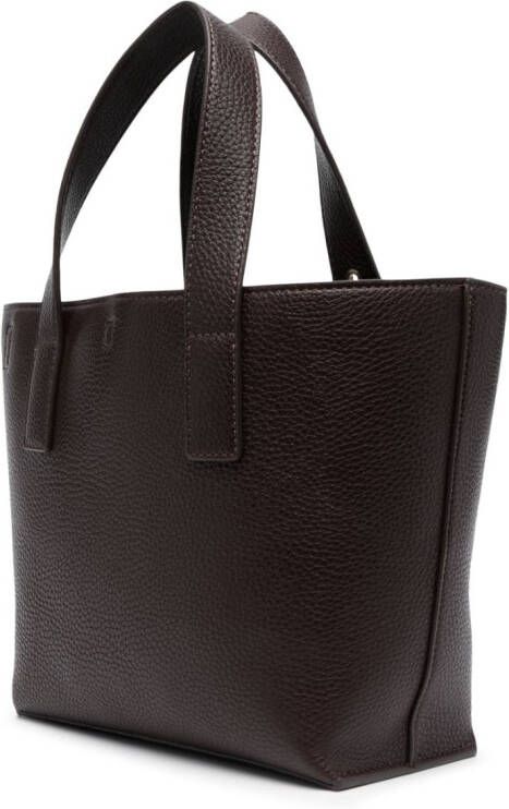Versace Jeans Couture Shopper met logogesp Bruin