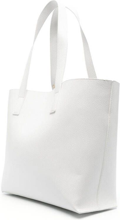 Versace Jeans Couture Shopper met logogesp Wit
