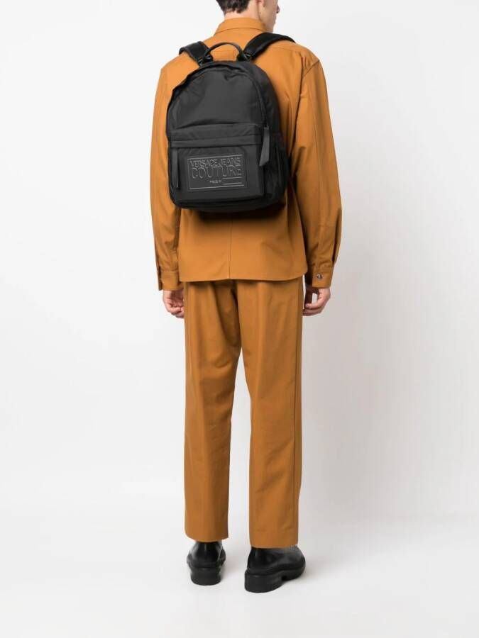 Versace Jeans Couture Rugzak met logopatch Zwart