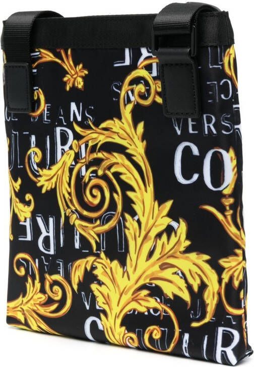 Versace Jeans Couture Messengertas met logopatch Zwart