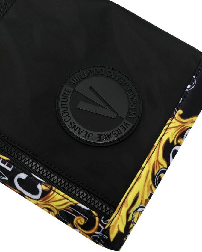 Versace Jeans Couture Messengertas met logopatch Zwart