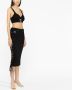 Versace Jeans Couture Kokerrok met logopatch Zwart - Thumbnail 2