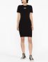 Versace Jeans Couture T-shirtjurk met logopatch Zwart - Thumbnail 2
