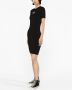 Versace Jeans Couture T-shirtjurk met logopatch Zwart - Thumbnail 3